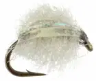 Fly Fishing Flies (Bass, Bream, Trout, Steelhead) Epoxy Back Sowbug Gray (x6)