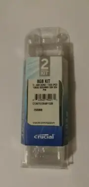 Crucial CT2KIT51264BF1339 8GB KIT 2X4GB DDR3 1333 PC3 10600 SODIMM 1.35v 204 PIN