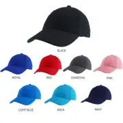 Youth Size Kid's Washed Cotton Twill Unstructured Baseball Cap - FREE SHIPPING