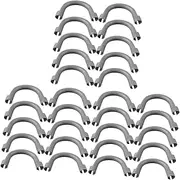 DOITOOL 3sets Washing Machine Drain Hose Holder U-Shape Clip Sturdy Plastic Mounting Hook for Easy Installation 10pcs*3