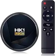 Android TV Box 12.0, Hk1 Rbox H8 Android TV Box 4GB RAM 128GB ROM, H618 Quad-Core 64Bits 1000M LAN Dual-WiFi 2.4G/5G 6K/AV1/3D/USB 3.0/BT 4.2,Set Top Box,2gb+16gb