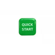 Precor D-Pad Quick Start Button Decal (Part #58091-101)