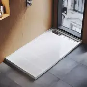 SUNNY SHOWER Shower Base Right Drain With Stainless Steel Cover Single Threshold