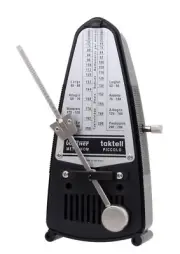 Black Wittner Taktell Piccolo pendulum metronome accurate and portable free post