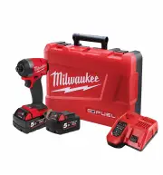 Milwaukee M18FID3502C - 18V Brushless 1/4" Hex Impact Driver Kit (2 x 5.0Ah)