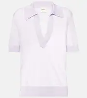 [Khaite] Khaite Julita jersey top AU 12 purple