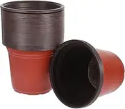 TOYANDONA 50Pcs Planter Nursery Pots with Drainage Holes Succulent Planting Containers for and Indoor Use for Flower and Vegetable Gardening
