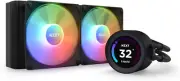 NZXT Kraken Elite 240 RGB AIO Liquid Cooler with LCD Display, 240 Mm Size, Black