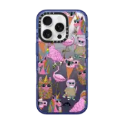 iPhone 16 Pro Impact Case MagSafe Compatible Chilling with the Funky Cats iPhone case by Mulga