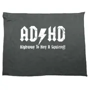 Highway To Hey A Squirrel - Funny Novelty Soft Sport Microfiber Towel
