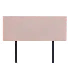Linen Fabric Double Bed Deluxe Headboard Bedhead - Pale Pink