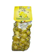 Perle Di Sole Lemon Flavored Hard Candies Filled With Sour Powder 10.58 oz Italy