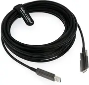 Alvin’s Cables USB 3.0 to Micro-B Fiber-Optics Data-Cable for Basler ACE Camera Micro-B Locking-Screws to Type-A Shielded-Cable for Industrial Camera 10M