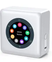 Portable White Noise Sound Machine, Alarm & Timer, Colored LCD Screen