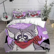 v518 Bed Sheets Game Indigo Park Bedding Set,Duvet Cover Comforter Bed Set Quilt Cover Pillowcase,King Queen Twin Size Boys Girls Adults 3-Piece Beddi