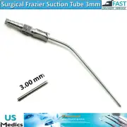 Dental Surgical Aspirator Frazier Suction Tube 3mm Diagnostic Nasal Procedures