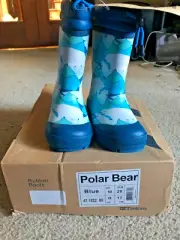 Tretorn Kids Polar Bear Rain Boots NIB (size EUR 28/US 11)