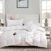 Fabric Fantastic Tufted Boho Wave Jacquard Queen Size White Quilt/doona/duvet Cover Set