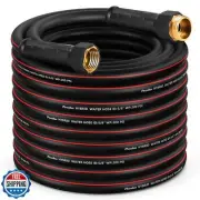 Garden Hose 5/8" x 75ft, NON-EXPANDABLE Heavy Duty Premium Flexible Water Hos