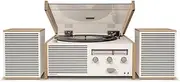 [Crosley] Switch II Belt-Drive Turntable with Bluetooth, AM/FM Radio, Aux-in, and Speakers