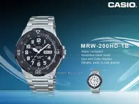 在飛比找Yahoo!奇摩拍賣優惠-CASIO 卡西歐 手錶專賣店 MRW-200HD-1B 男