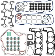 Engine Cylinder Head Gasket Set Compatible with Chrysler Aspen Dodge Dakota Durango Ram 1500 Pickup Jeep Grand Cherokee Commander Mitsubishi Raider 2004-2007 Replacement for HS26157PT-1