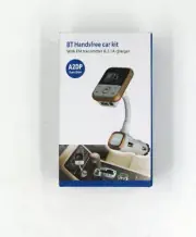 BT67 Bluetooth Car Kit - FM Transmitter, 2.1A USB Car Charger, A2DP music, SD