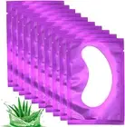 Lashes Eye Gel Pads - 50 Pairs of Purple Eyelash Extension under Eye Gel Patches
