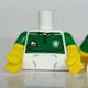 <<樂高人偶小舖>正版LEGO 身體 特殊16-4 白色 綠色 球員上衣 球衣