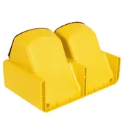 PP Planter Flower Pot Wall Hanging Garden Hanging Stackable Garden Supplies(Yellow)