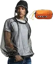 [Mwkbbn] M Osquito Suit, 1 Set Fishing Suit With Gloves, Bite-Resistant Breathable Mesh Clothing, Mesh Fabric, Elastic Cuffs, 17x5x7cm, For Outdoor, Hiking, Travel, Women, Men