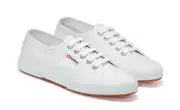 Superga Cotu Classic White Lace-up Canvas Sneaker N5928 Women's Size 10.5 / 42