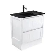 Fienza Dolce Hampton 750 Vanity on Kickboard Satin White TCLB75TK