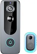 GuardianBell Pro, GuardianBell Pro – Smart WiFi Doorbell & Security Cam in One, Doorbell Camera Wireless, with Live View, Two-Way Audio, Motion Alerts, Auto Snapshots, Local Recordings (A)