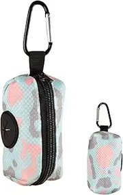 Waste Bag Dispenser, Dog Waste Bag Holder for Dog Lead - Dog Waste Bag Dispenser, Waste Bag Storage Bag, Dog Waste Bag Holder, Waste Bag Dispenser for Walks, Dog Lovers, Outdoor Use