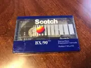 Scotch BX 90 Blank Audio Cassette Tape Normal Bias 3M New Sealed
