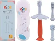 Kids Silicone Toothbrush | Gentle Cleaning Kids Teeth Silicone Toothbrush,Cute Floral Appearance Toothbrush for Home Travel Use for Nursery, Travelling