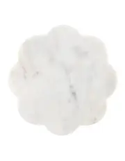 [Maxwell & Williams] Coaster Collective Scallop Marble Coaster 11.5cm White
