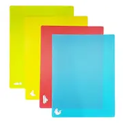 Scullery Essentials Flexible Colour Coded Cutting Mat Set of 4