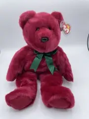 Ty The Beanie Original Buddy Cranberry Teddy Plush Bear Large 14" 1998 Korea
