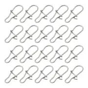 Quick Clip Lock Snap Swivel Solid Rings Safety Snaps Fishing Hook Connector New