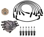 ACDelco Ignition Kit Distributor Rotor Cap Wire & Spark Plugs for Bravada Blazer
