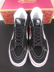 Vans SK-8HI BOLT Black/Racing Red Men 10.5, women 12.0