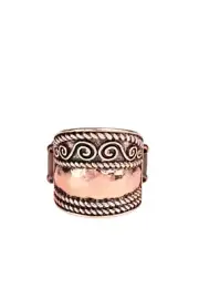 Paparazzi Texture Tantrum Copper Ring - New