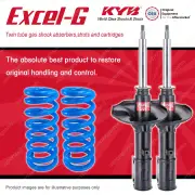 Front KYB EXCEL-G Shock Absorbers + STD Coil Springs for MITSUBISHI Magna TR TS