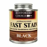 Fast Stain Solvent Based Timber Stain Classic Black Primary Colour 250ml
