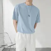 Short-Sleeve Plain T-Shirt Almond - L