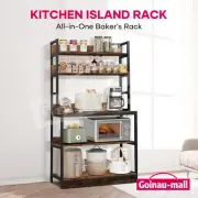 Kitchen Bakers Rack Microwave Oven Stand Utility Storage Holder Shelf Organizer