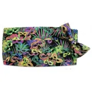 Mardi Gras Masks Cummerbund and Bowtie