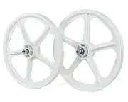 Skyway Tuff Wheel II 20" Wheel Set (White) (3/8" Axle)